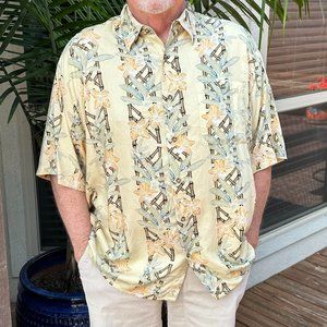 PURITAN Men's Island Camp Shirt 2XL